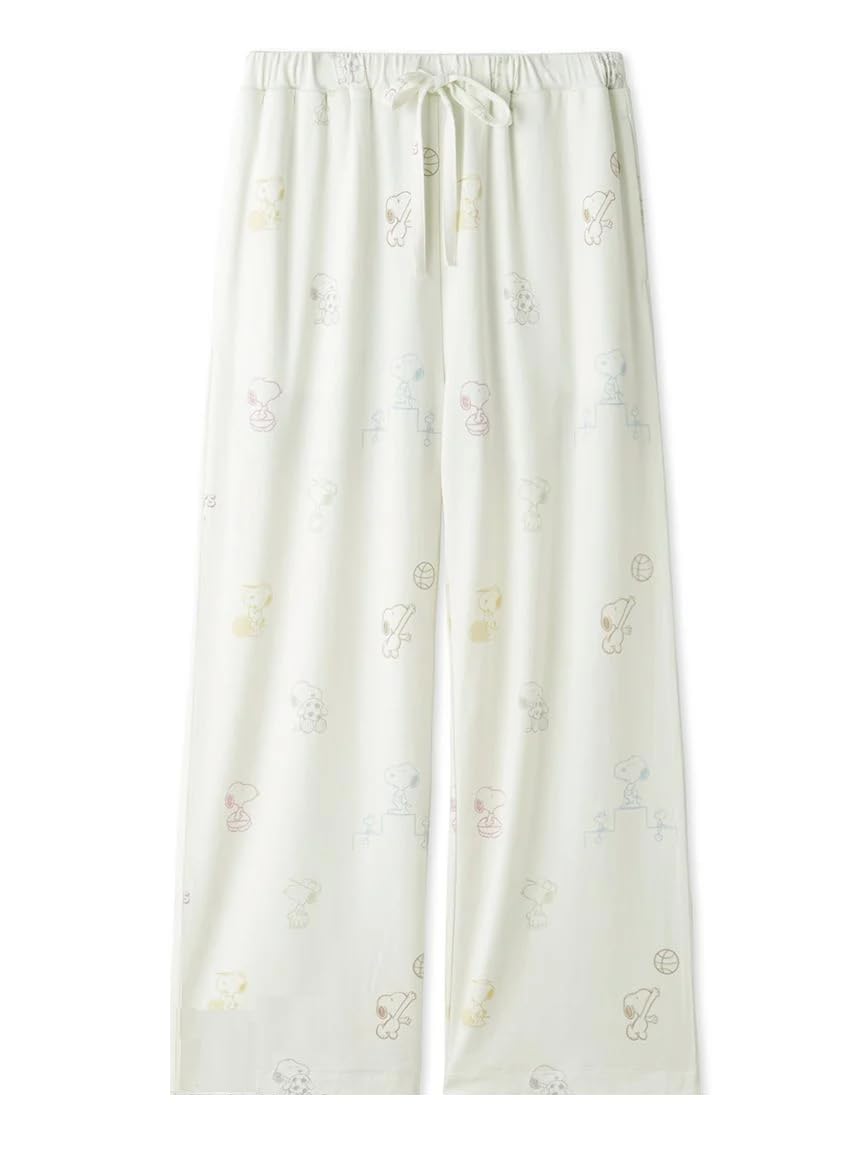 

PEANUTS Allover Print Long Pants PWCP242239 OWHT [Gelato Pique] Women s