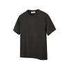 Summer Men's Quiet Luxury Textured Blend Basic Jacquard Slim Fit Solid Crew Neck Knit Short Sleeve T-Shirt
