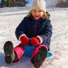 Foldable Slide Pad - A versatile snow sled slide for adults and children to enjoy in grassy fields and snow (Blue)