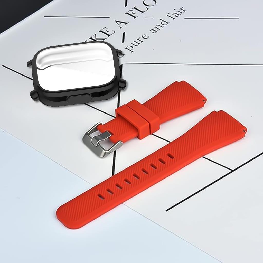 Silicone Strap With TPU Case For Xiaomi Redmi Watch 5 Active Lite Smart Watch Wrist Band And Case For Redmi Watch 5 Active Lite