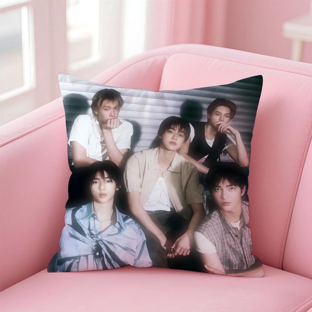 Korean Handsome Boy Group CCortis Cushion Cover Pillow Case Soft Skin Friendly Fabric  Concealed Zipper