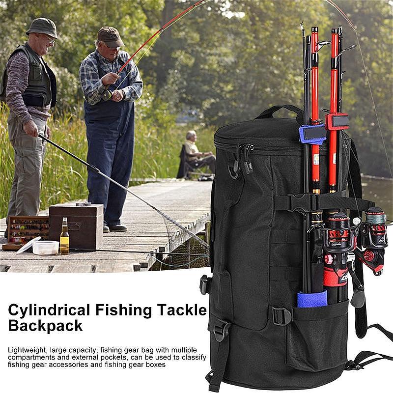 New Angler Fishing Backpack Outdoor Camping Bag Fishing Camouflage for Fish Rod Lure Line