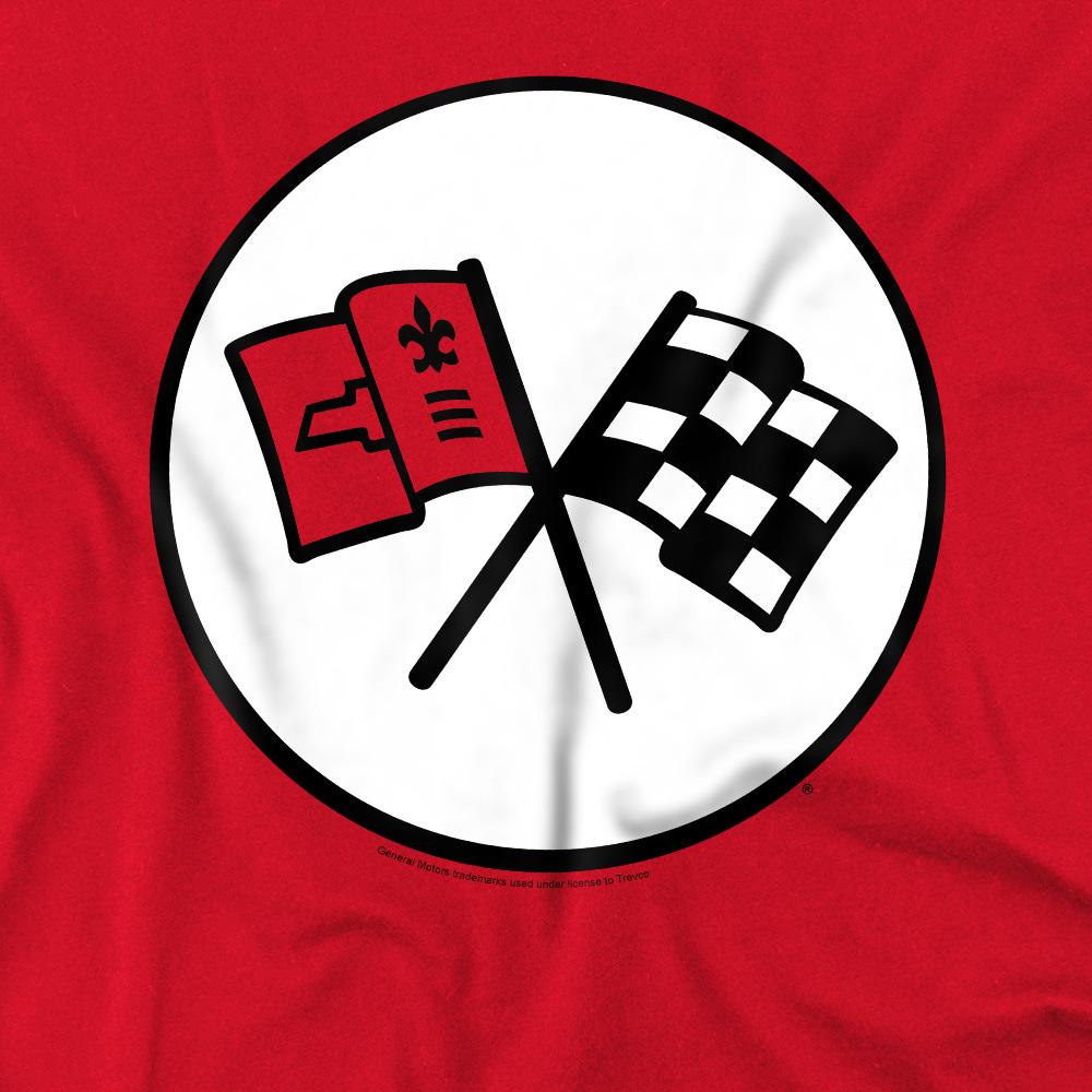 Chevrolet Unisex Adult 2Nd Gen Vette Logo T-Shirt