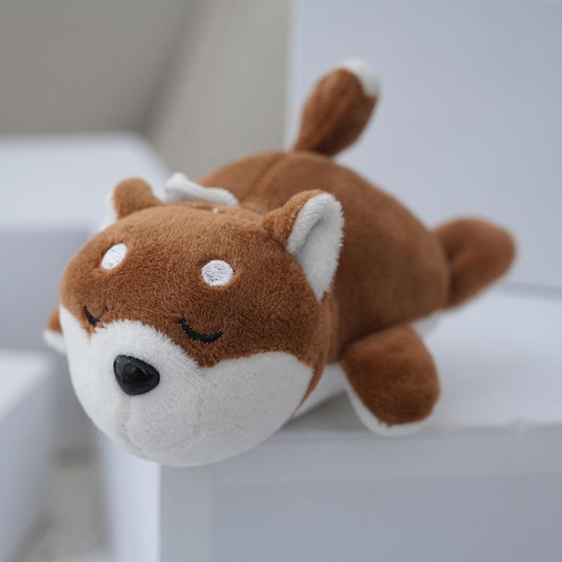 

Cuddly Soft And Shiba Inu Plush Toy Comfortable Bed Pillow Creative Dog Animal Stuffed коричневий