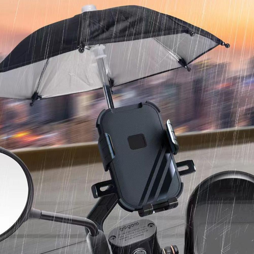 Creative Mini Umbrella Phone Stand, Universal Portable Waterproof Holder For Smartphones, Outdoor Anti-Glare Sunshade Accessory