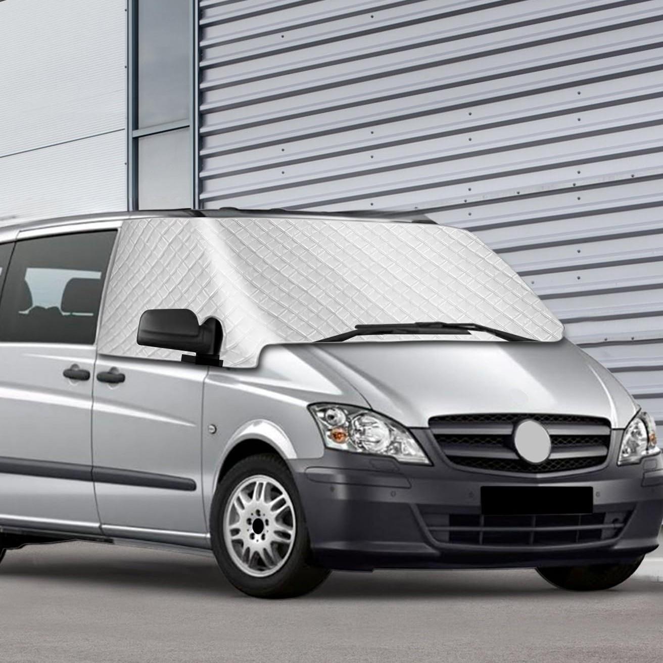 

RV Windshield Cover for Mercedes-Benz Vito W447 2014-2025 Windshield Cover for Ice and Snow RV Front Window Sunshade UV Block 5