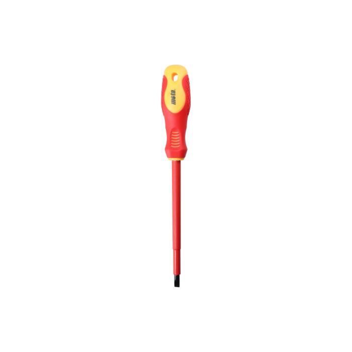 Tournevis Isolé Droit 6.5x150mm Dir6 Mota - GENERIQUE - Standard - Plat - Protection Électrique