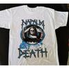 VTG Napalm Death Band Short Sleeve Cotton All Size Unisex White Shirt