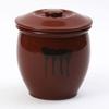 Yamakiikai Beniseigama Pickle Container, Half-Bolt Jar with Lid, Size 1, 1.8L, J-1
