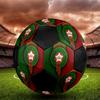 Morocco National FC Size5 Soccer Ball, Colorful, Suitable for All Ages, Machine-stitched, PVC Material, Competition Grade,durable and High Bounce
