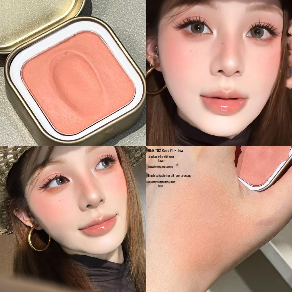 HERORANGE Soft Chewy Korean Blush Cream for Natural Color and Contouring