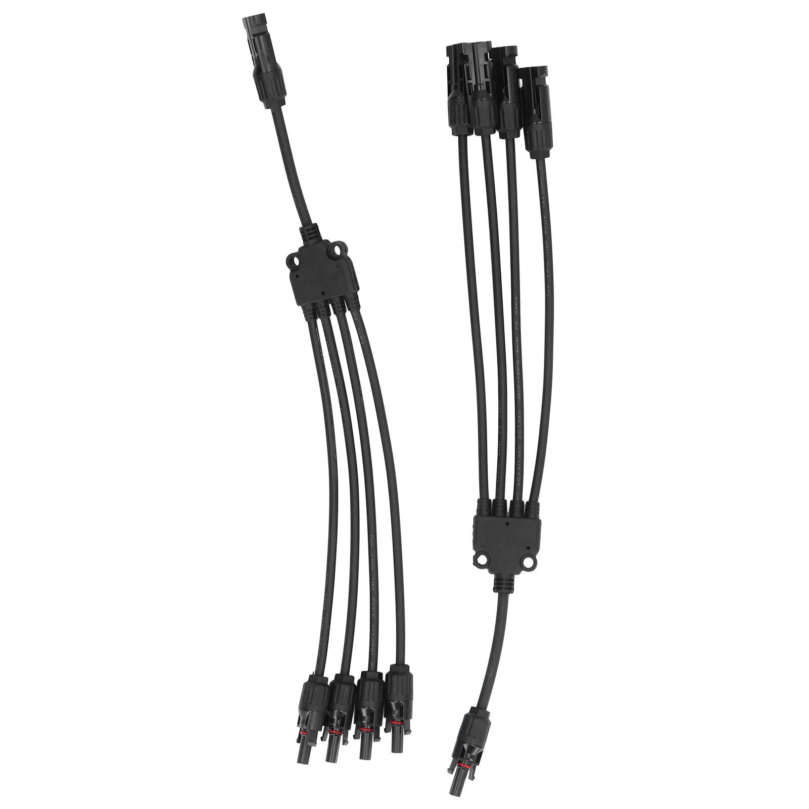 

Solar Connector Y Branch 1 to 4 Waterproof Parallel Adapter Splitter for Outdoor