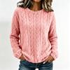 Women's Casual Long Sleeve V-Neck Blouse with Ruffle for Everyday Wear