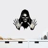 Halloween Grim Reaper Skeleton Wall Decals for Home and Bedroom Decor