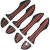 8Pcs Black Door Side Handles Cover Trim For Toyota Corolla E170 E180 2014-2018