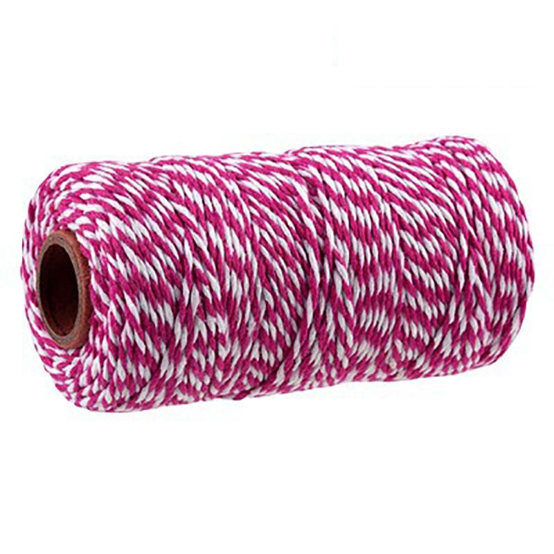 Ficelle de coton de boucher de 2 mm d'épaisseur pour la préparation de la viande, pour attacher la dinde, le barbecue, la viande, les saucisses, 100 mètres