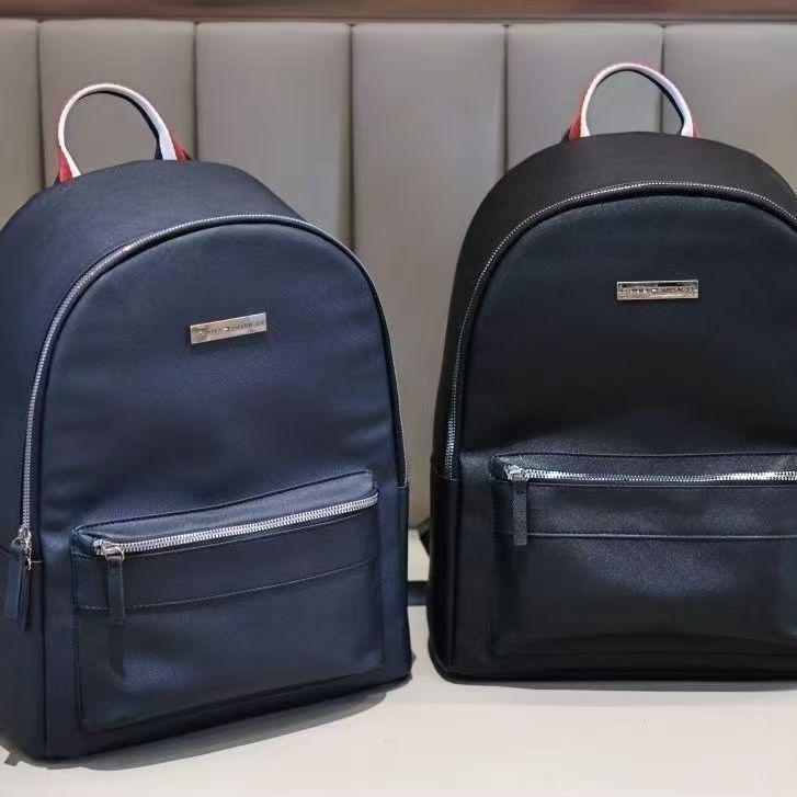 TMF Versatile Fashion Double-Shoulder PU Leather Backpack - Trendy, Large-Capacity for Men & Women