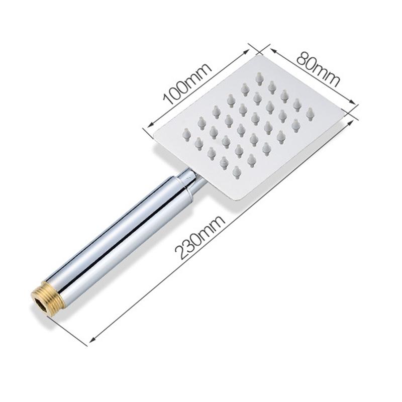 SUS304 Stainless Steel Handheld Shower Head, Hand Shower Head, SATIN NICKEL BRUSHED