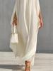 Elegantes Off-Shoulder Chiffon Maxikleid - Street Fashion Lässig Lockerer Schnitt