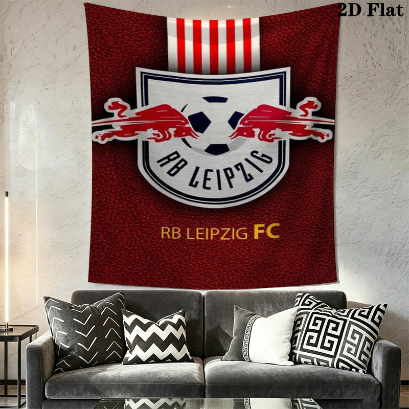 RB Leipzig Wall Tapestry Aesthetic Wall Hanging Printed Fabric Blanket Decorative Tapestries for Bedroom Living Room Home Decor