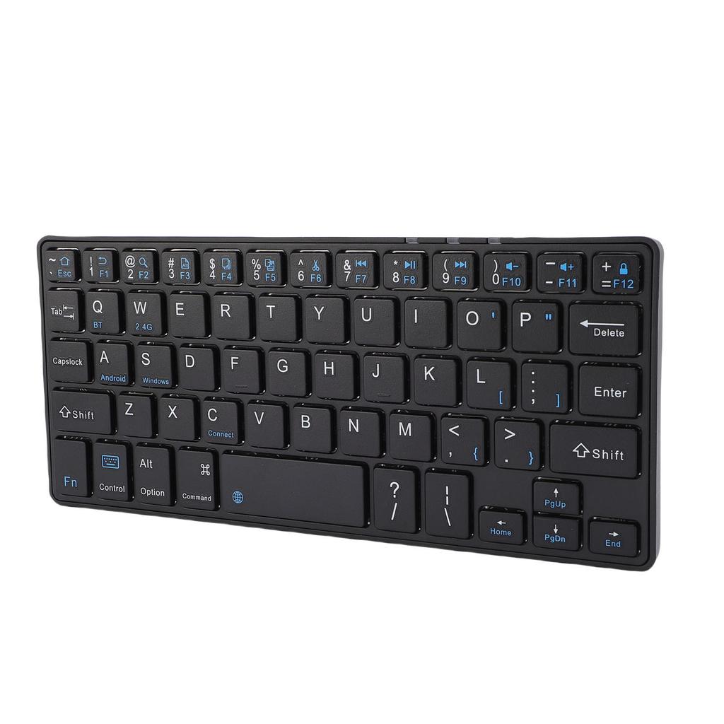 Wireless Keyboard Type C Rechargeable Double Mode 2.4G 59 Keys Ultra Slim Compact