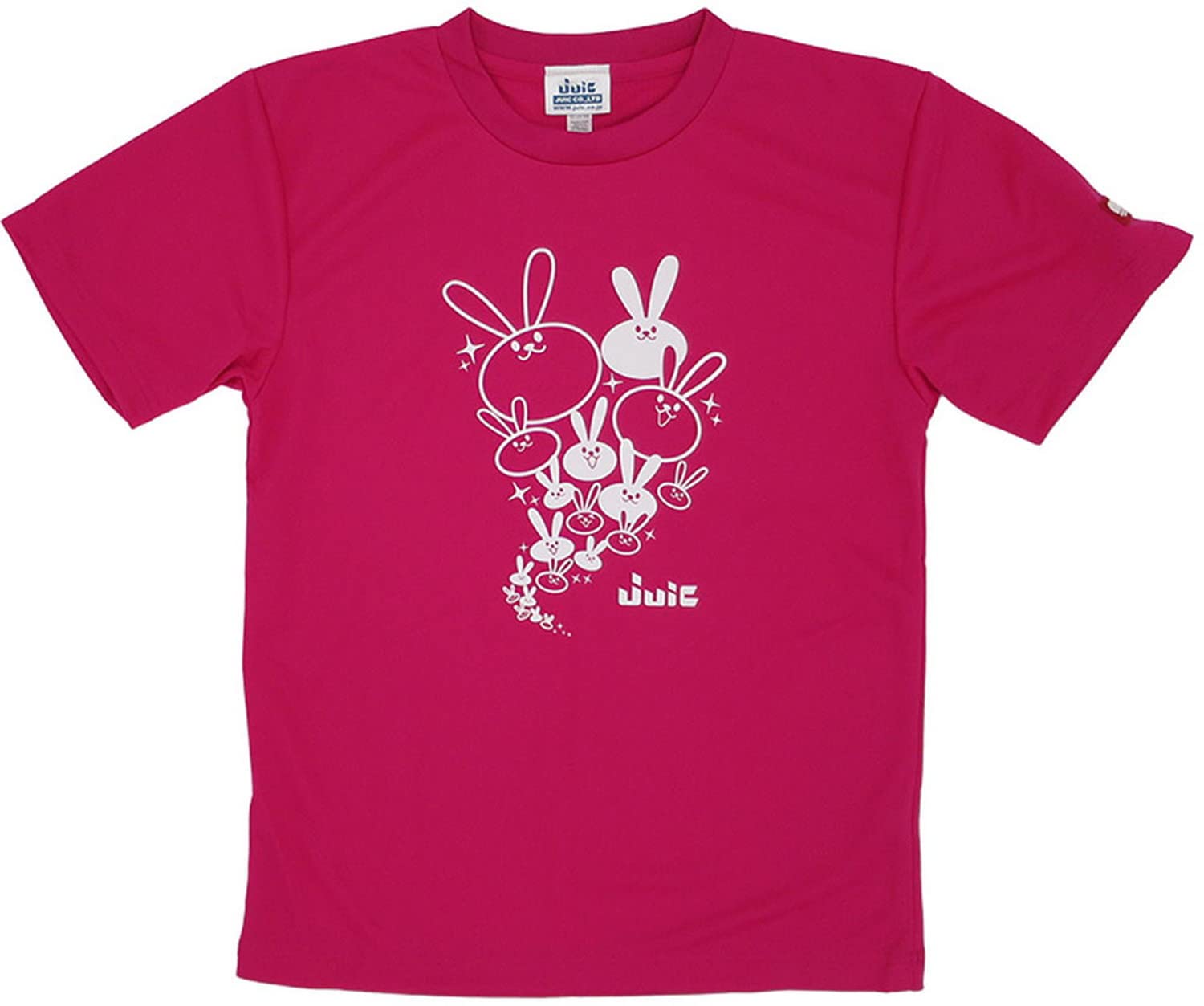 

Juwick Usa T Table Tennis Short Sleeve Officially Approved by the Japan Table Tennis Association Hot Pink T-Shirt, (JTA), 5658, (HP)