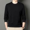 Spring Men'S Middle-Aged And Young Men'S Round Neck Long-Sleeved Casual Simple And Comfortable Soft Knitted Sweater Men