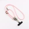 Premium Embroidery Craft Handmade Woven Lanyard Custom Logo Polyester Mobile Phone Neck Lanyard Fashion Accessory