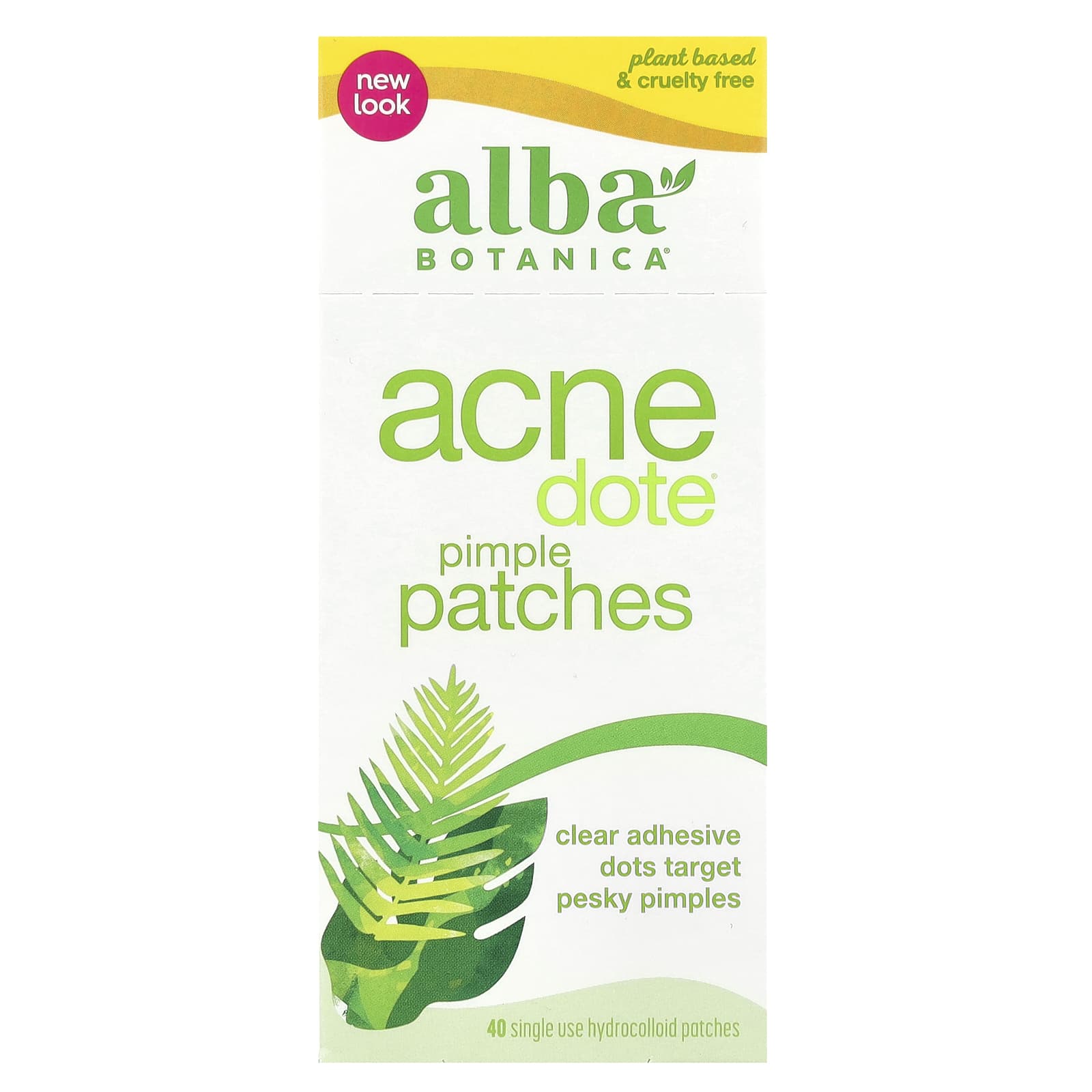 

Acnedote Acne Patches, Disposable Hydrocolloid Patches 40 Sheets