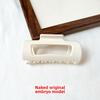 2026 Soft Silicone Square Shark Hair Claw, Gentle No-Damage Hair Clip for Women