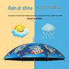 Children's Cartoon Semi-Automatic Stick Umbrella