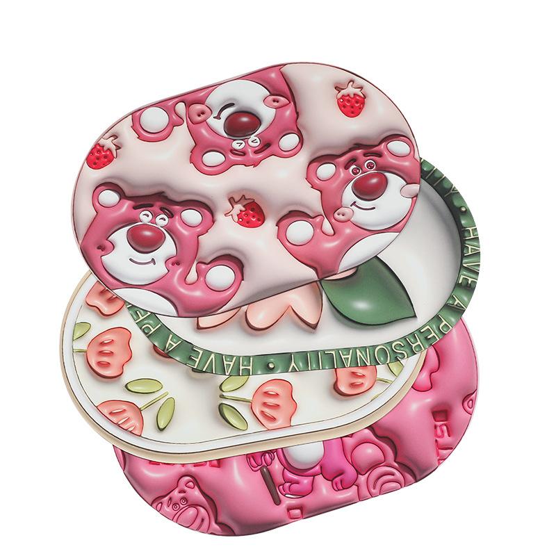 New Cartoon Smiley Face 3D Expansion Bubble Visual Stereo Drain Mat Toilet Kitchen Bathroom Non-slip Quick Dry