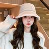 Warm Bucket Hat Corduroy Panama Hat Outdoor Sun Cap  Men Women