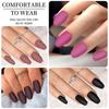 96pcs French False Nails Matte Press On Nails Manicure Nail Tips  Women
