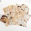 100 Pcs Creative Hand Account Paper Vintage Old Newspaper  Butterfly Material Paper Decoration Photo Album Decoration Paper
