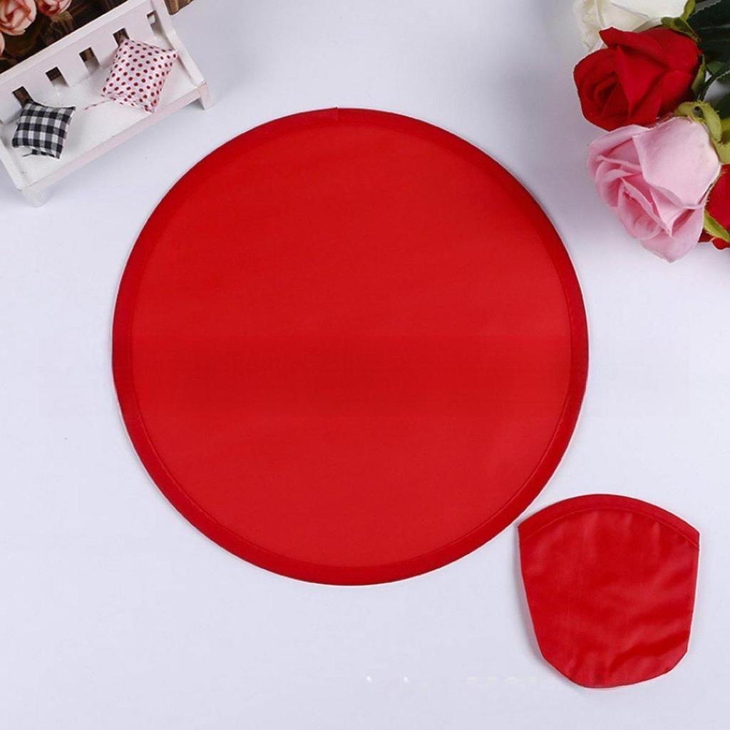 10 Folding Fans, Round Summer Hand 25 Cm Diameter, Classic Portable Throwing Disc for
