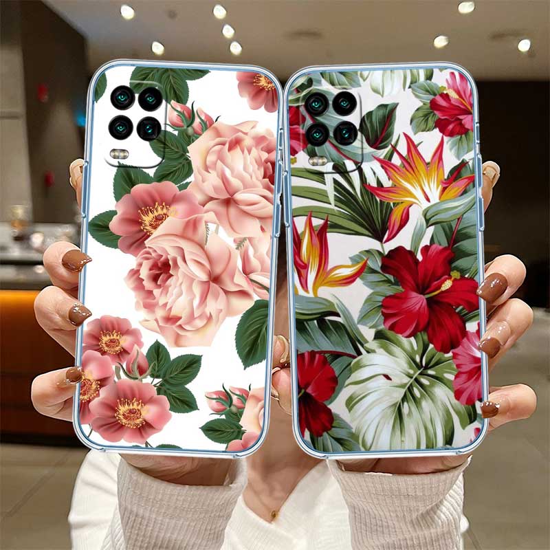 NH24 Flowers rose Pink Phone Case for Motorola Moto G10 G20 G30 G31 G32 G34 G35 G41 G42 G50 G51 G52 G55 G60 G60S G62 G71 G72 G75