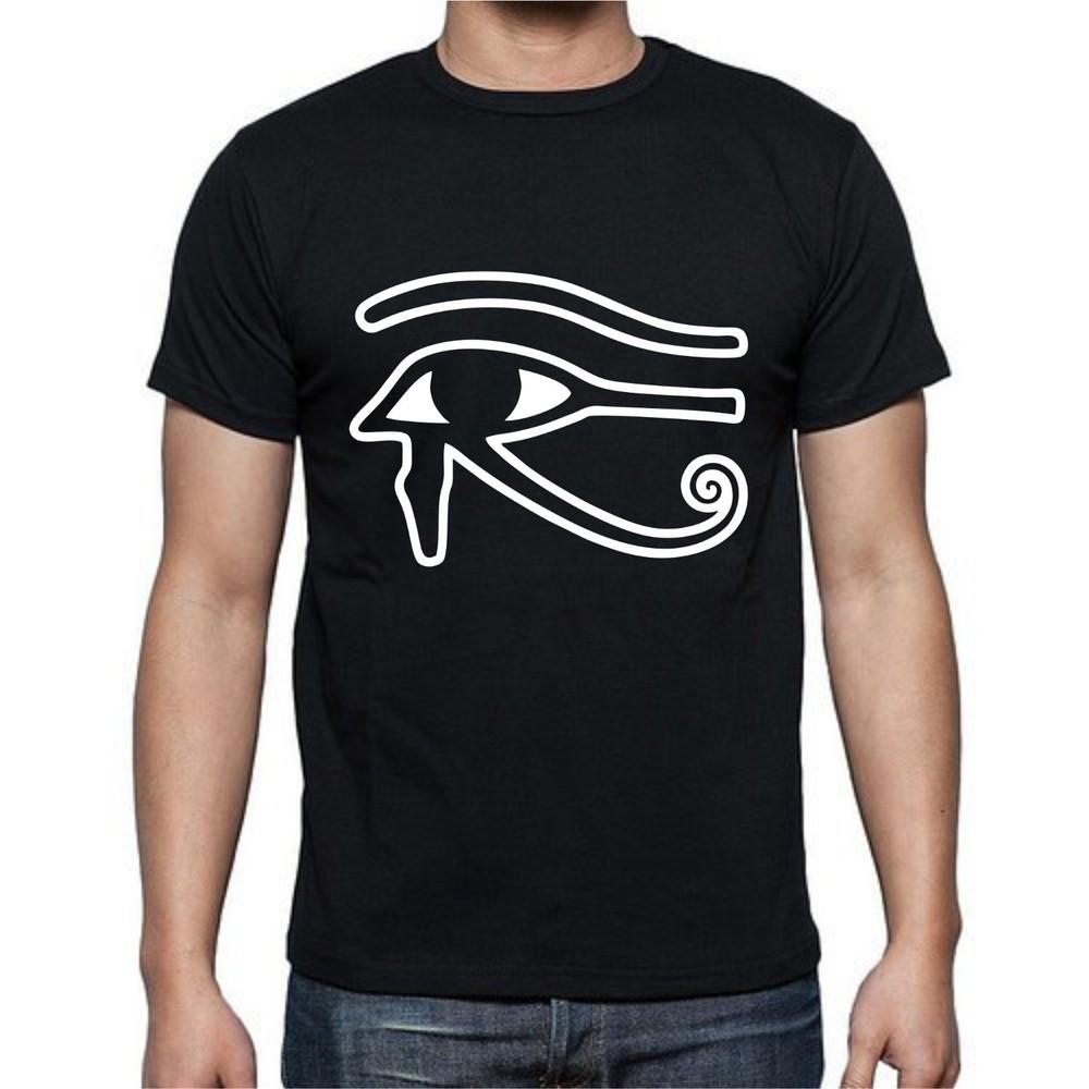 Eye Design Cave Writing T-shirt Tee