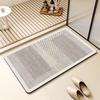 Diatom mud floor mat wabi wind bathroom non-slip mat toilet door absorbent mat