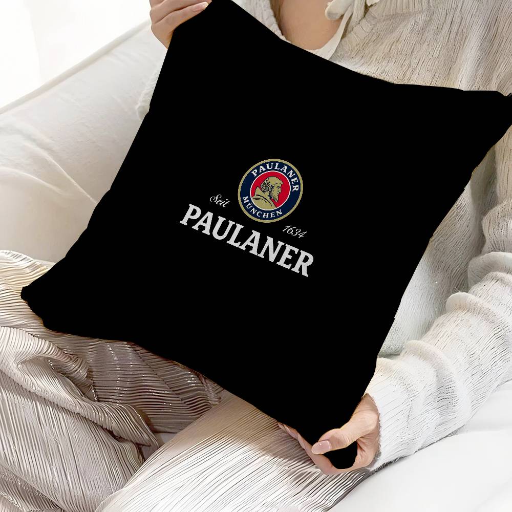Deutsches Bier Paulaner Kissen Geschenk Heim Büro Dekoration Schlafzimmer Sofa Auto Kissenbezug Hülle 45x45