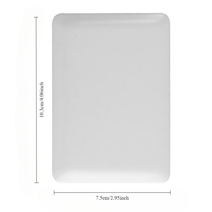 High Quality Mini Makeup Mirror Notebook Macbook Silver White Cosmetic Mirror New Design Portable Makeup Mirror Compact Mirror
