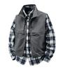 Retro Vest Workwear Shirt Men's and Women's Casual Jacket Vest