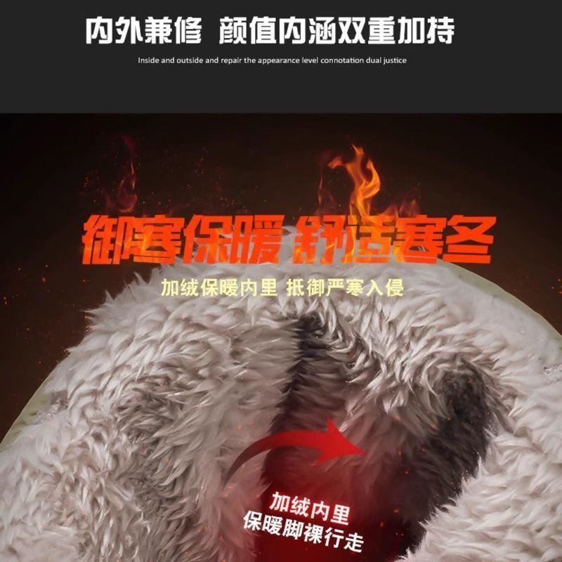 High-top down cotton shoes 2025 winter down warm snow boots soft sole ultra-light non-slip waterproof