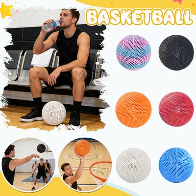 3D,printed Airless Basketball , No Inflation Required, High , Suitable For Both Indoor And Outdoor Use.