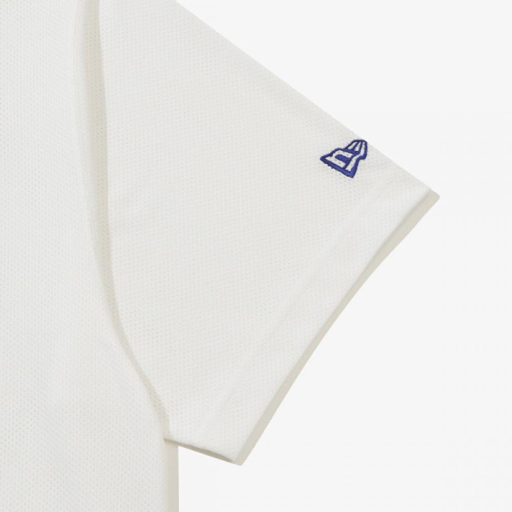 New Era Mesh T shirT La Dodgers Off whiTe