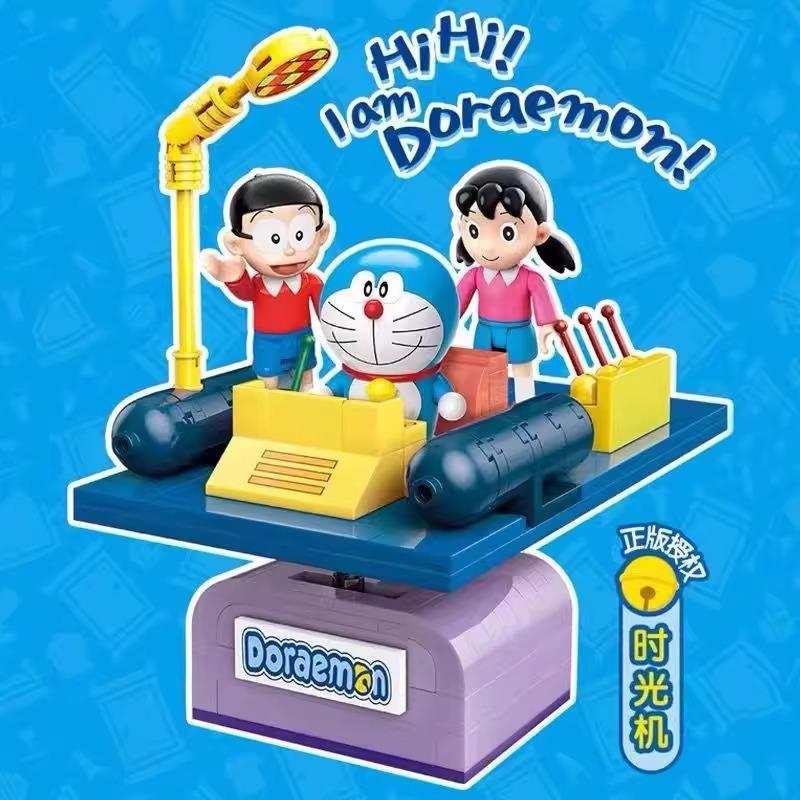 Doraemon Nobita Cartoon Micro Particle Building Blocks Anime Figure Assembly Toy for Kids Gift