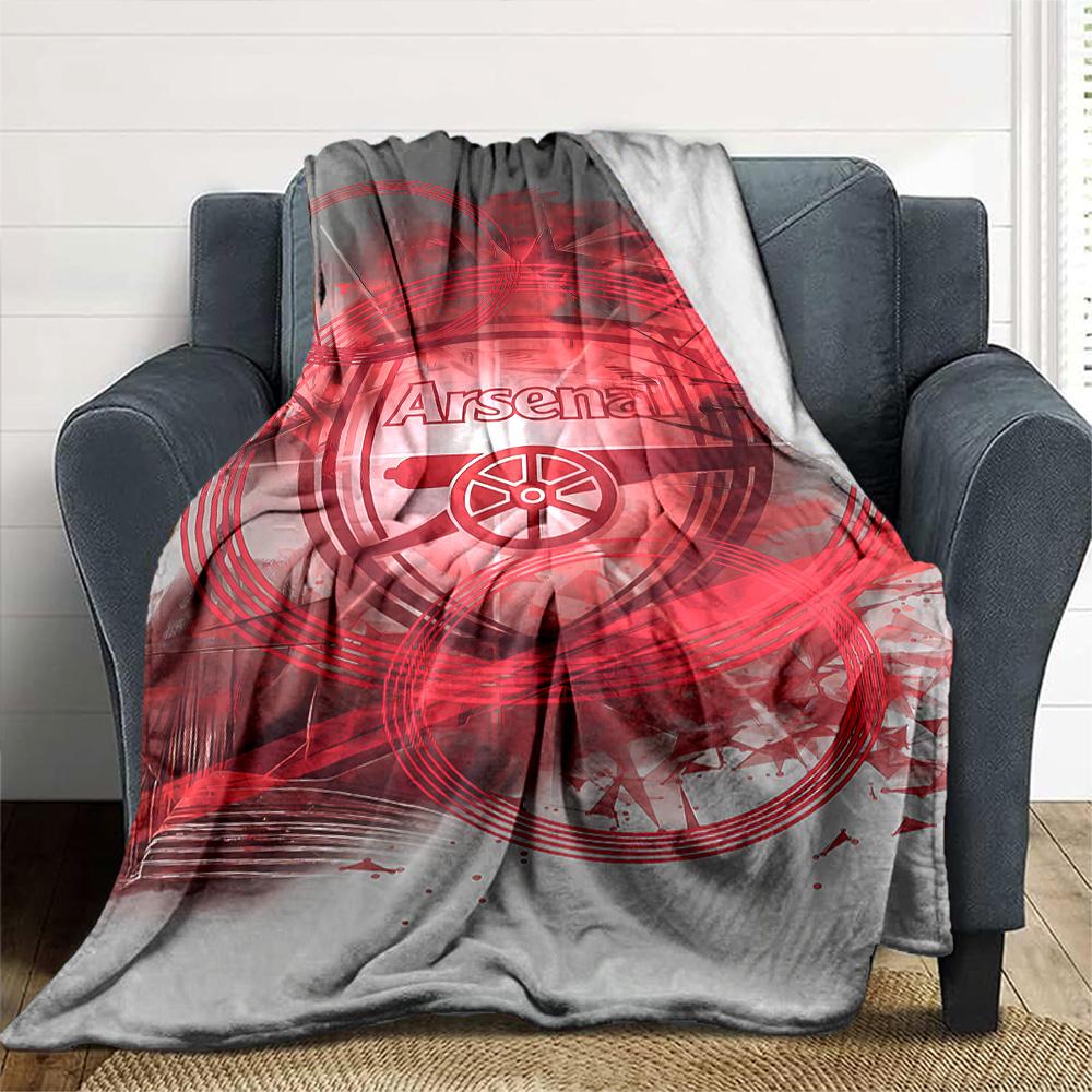 Arsenal Blanket Soft & Cozy Suitable for Sofa Chair Couch for All Seasons Modern Gift for Travel Home Birthdays