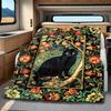1pc Medieval cats and deer blanket, al season lightweigh Poster blanket home office outdoor nap multifunc Poster blanketional blanket