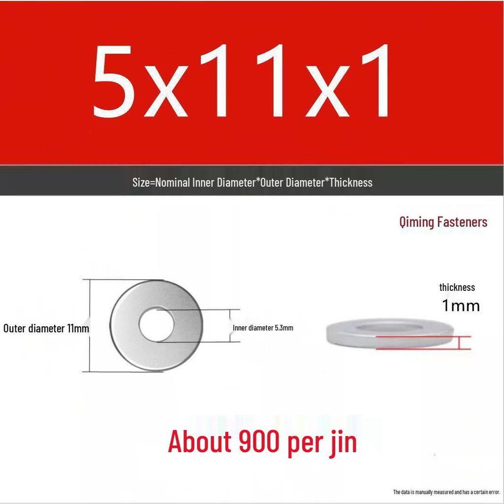 4.8 Grade Galvanized Iron Flat Washer, M3-M40 Oversized Metal Hole Gasket.