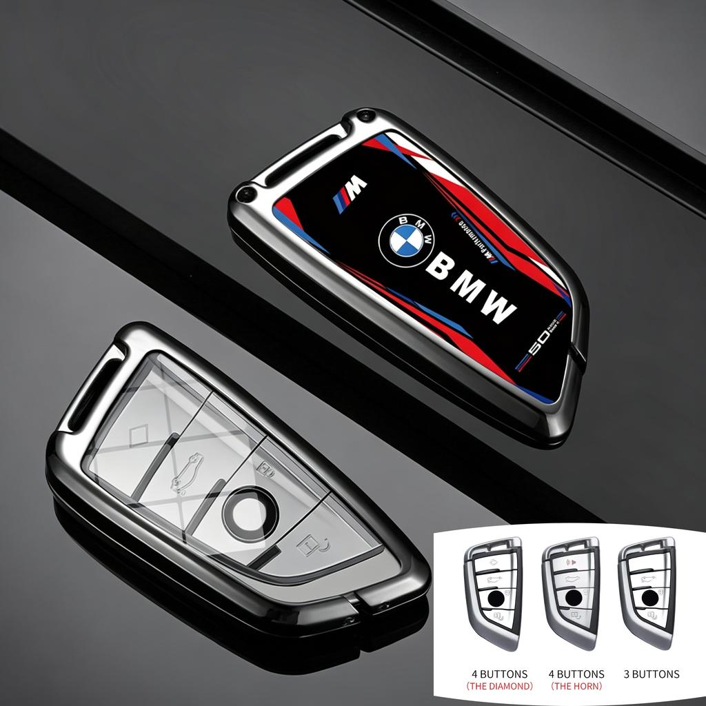 Car Key Case Cover Protector Shell For BMW X1 X3 X4 X5 F15 X6 F16 G30 7 Series G11 F48 F39 520 525 F30 118i Keychain Accessories